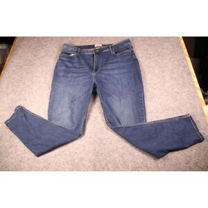 Wrangler High Rise Unforgettable Skinny Jeans Blue Denim Plus Size 20W MT1PSNM